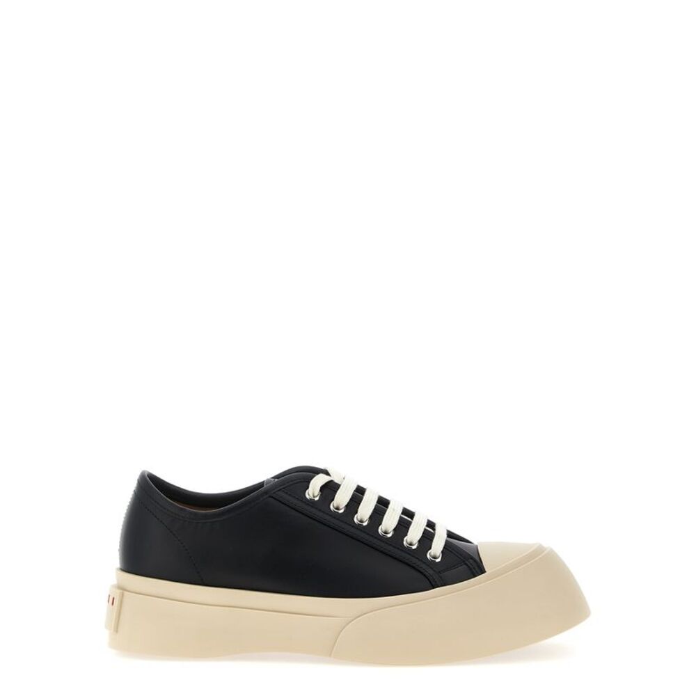 Marni Black Calfskin Low Top Men's Sneakers